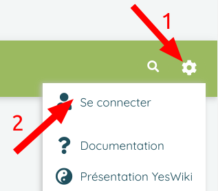 Illustration pour acc&eacute;der &agrave; &laquo; Se connecter &raquo;